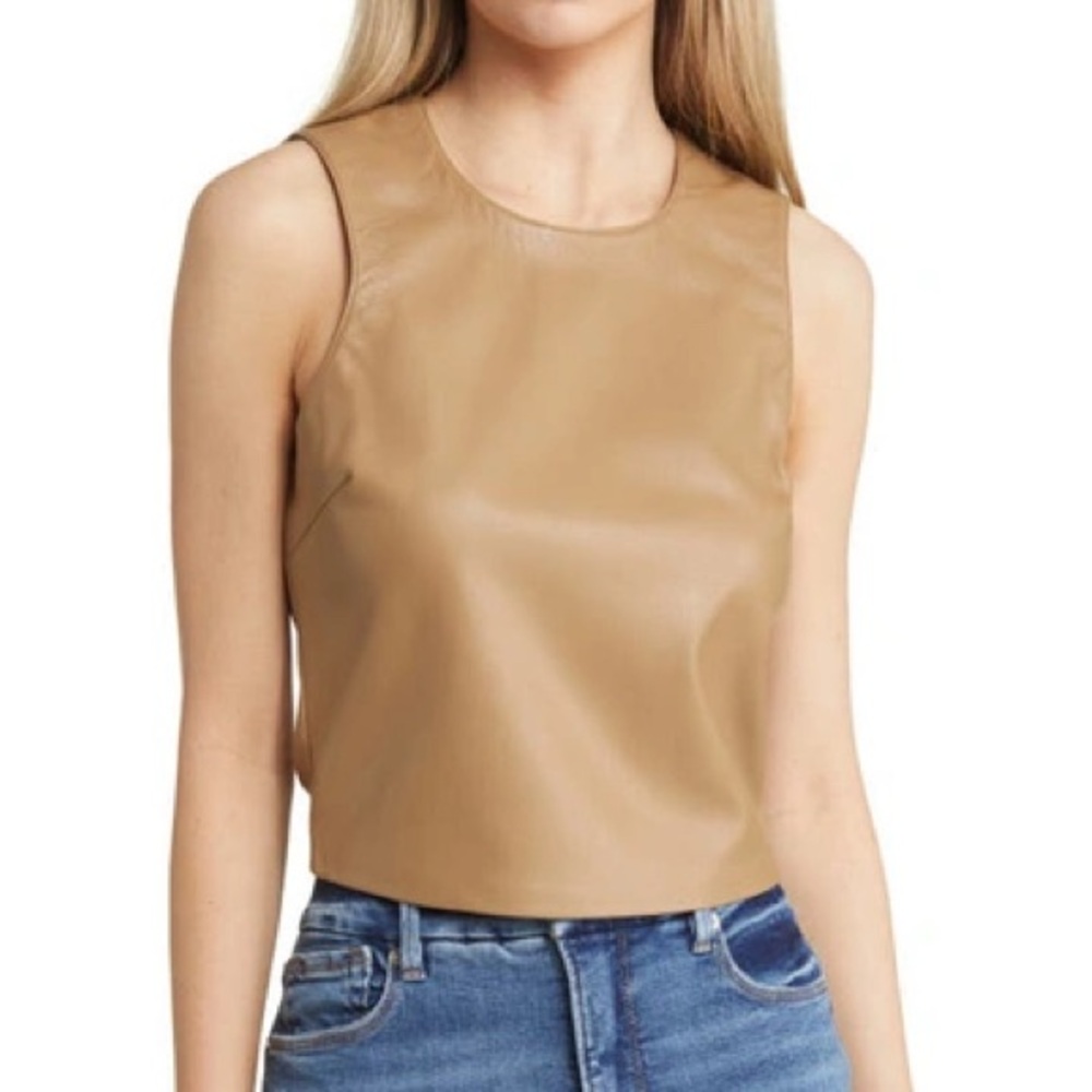 Good American Faux Leather Top - Picture 6 of 6